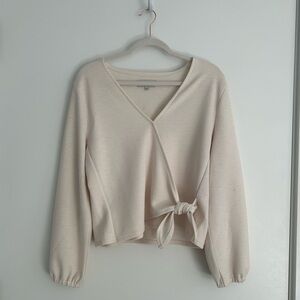 Madewell Faux Wrap Top